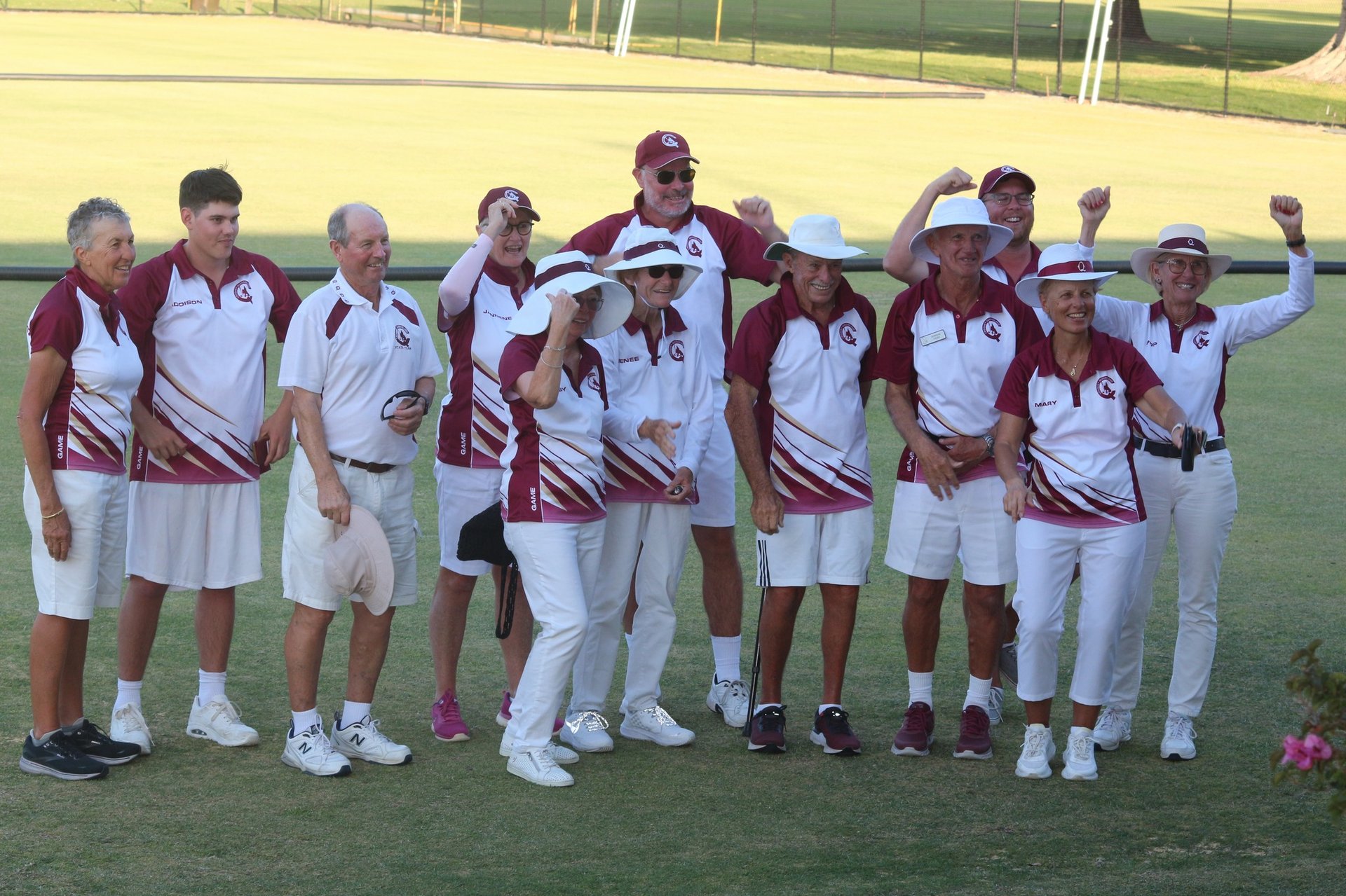 Queensland team victory