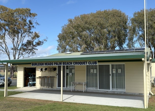 Burleigh Heads Palm Beach Croquet Club clubhouse